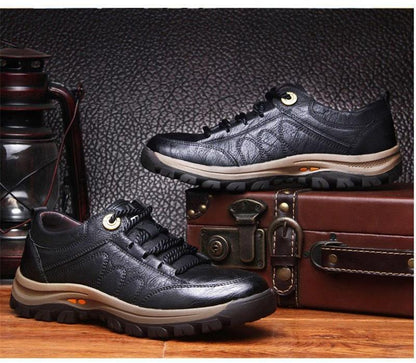 VierraSol | Zapatos de Cuero Ortopédicos para Hombre | Comodidad de Soporte