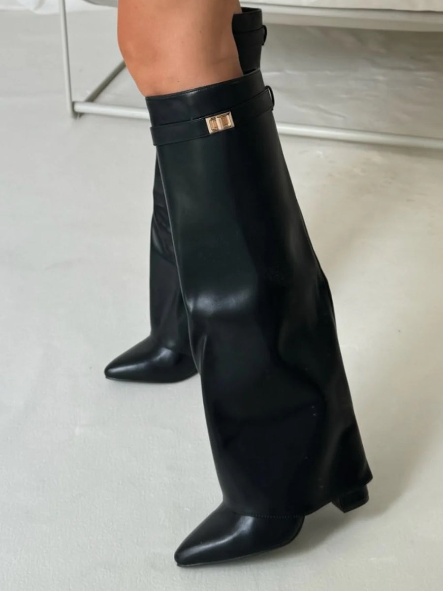 VierraSol | Zapatos de Mujer en Cuero con Detalles Metálicos | Uso Diario