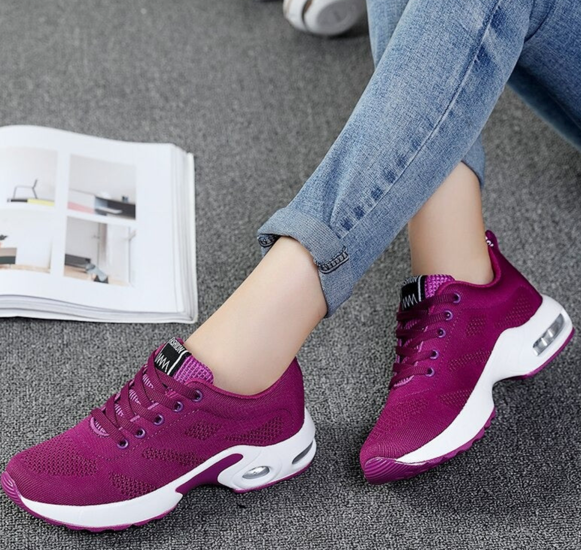 VierraSol | Zapatos Ortopédicos Slip-On para Mujeres | Comodidad y Soporte | Malla