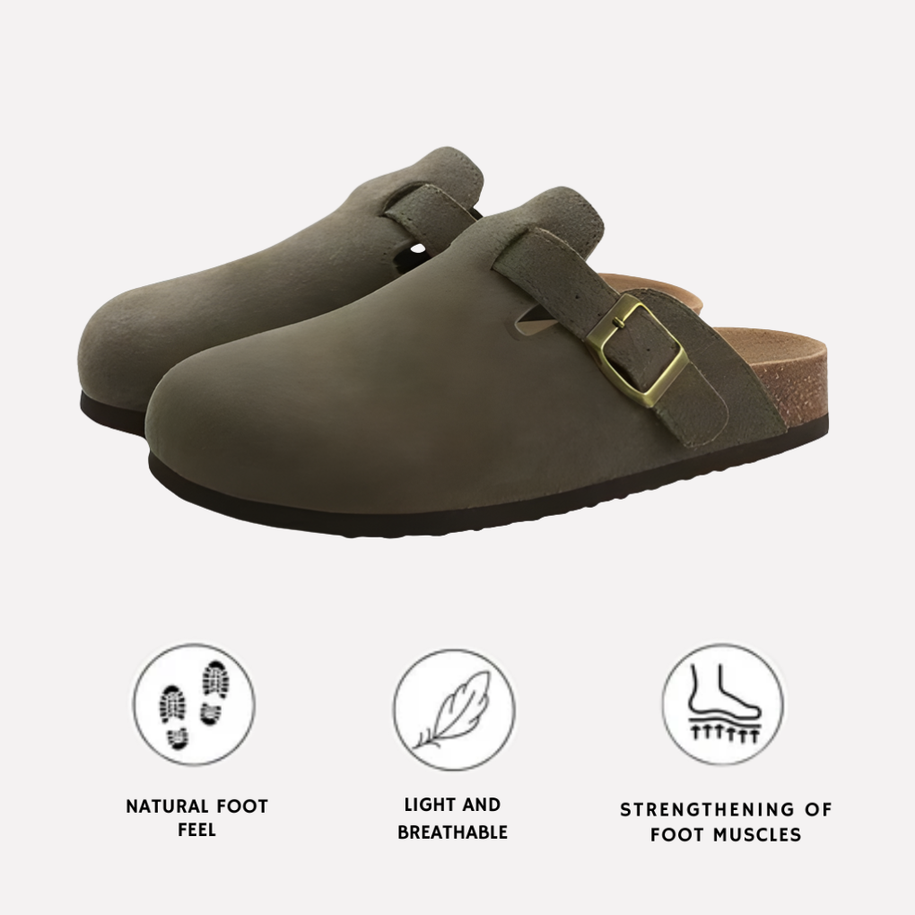 VierraSol | Zuecos Unisex de Slip-On con Detalle de Hebilla