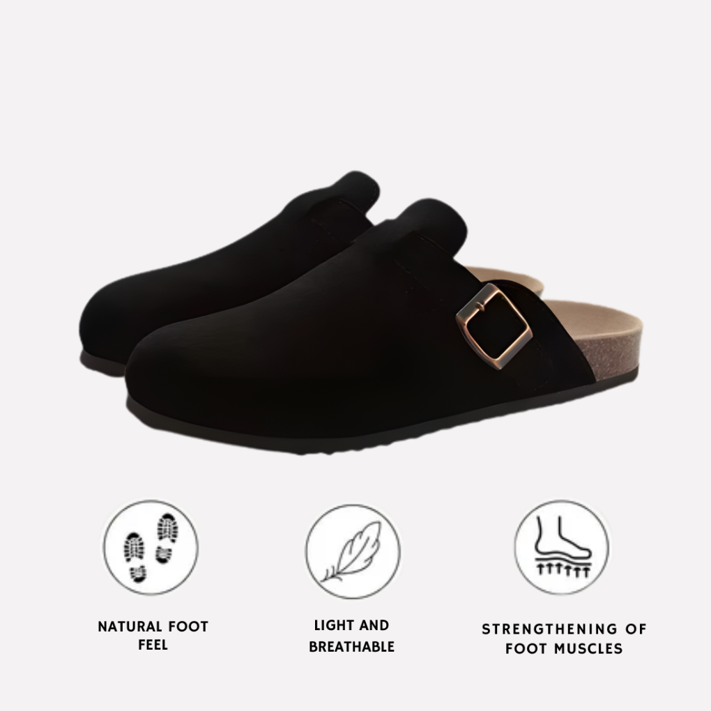 VierraSol | Zuecos Unisex de Slip-On con Detalle de Hebilla