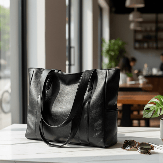 VINTARIS – Elegante bolso de hombro de cuero con un toque retro y superficie suave