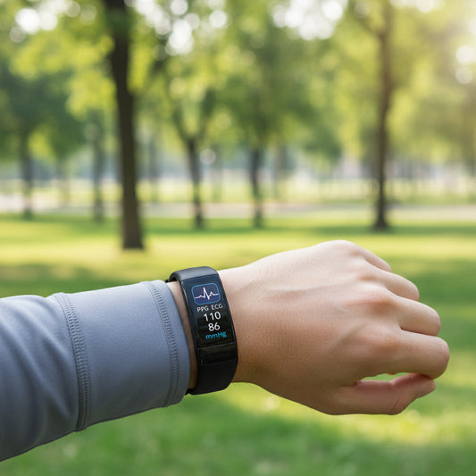 VITALBAND – Pulsera Inteligente con Medición de Presión Arterial, ECG y Monitor de Frecuencia Cardíaca