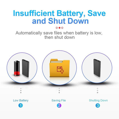 VOICENOTE Mini – Dispositivo de Dictado Ultra-ligero con Activación por Voz y Almacenamiento de 32 GB