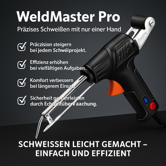 WeldMaster Pro – Soldadura Precisa con Una Mano