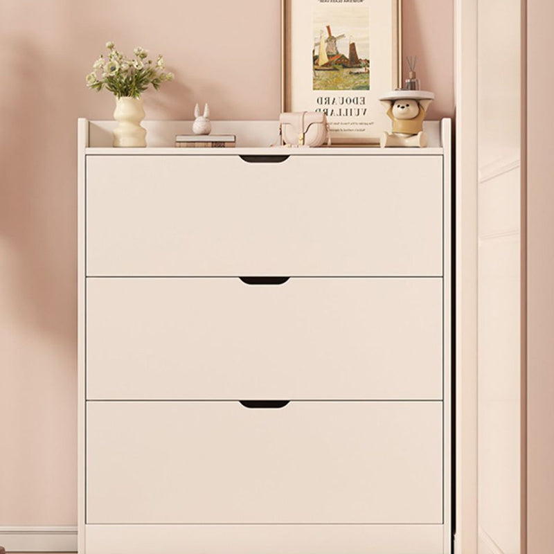 Zapatero de entrada rectangular y ultrafino de madera manufacturada ecológica de 2/3 niveles, estilo moderno y minimalista