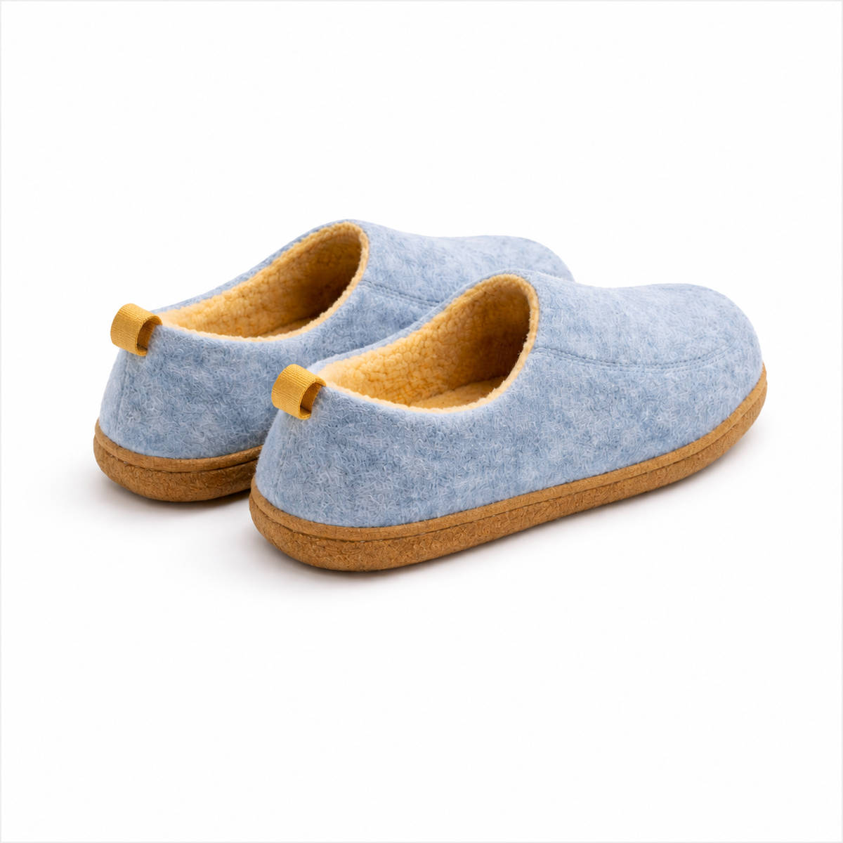 Zapatillas de casa ortopédicas unisex con suela rígida y soporte de forro polar