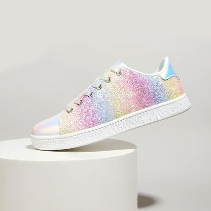 Zapatillas de Moda con Cordones Brillantes para Damas - Xenia