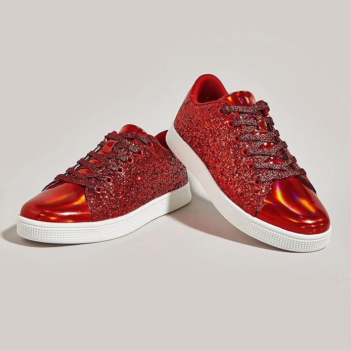 Zapatillas de Moda con Cordones Brillantes para Damas - Xenia