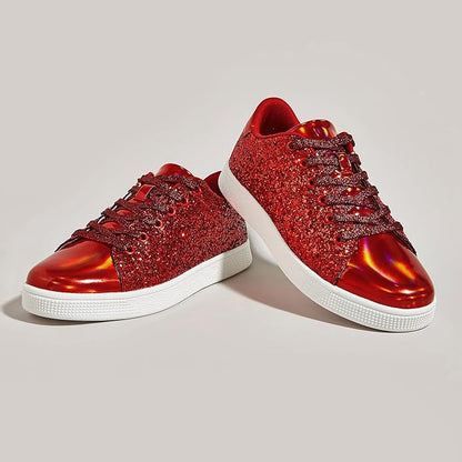 Zapatillas de Moda con Cordones Brillantes para Damas - Xenia