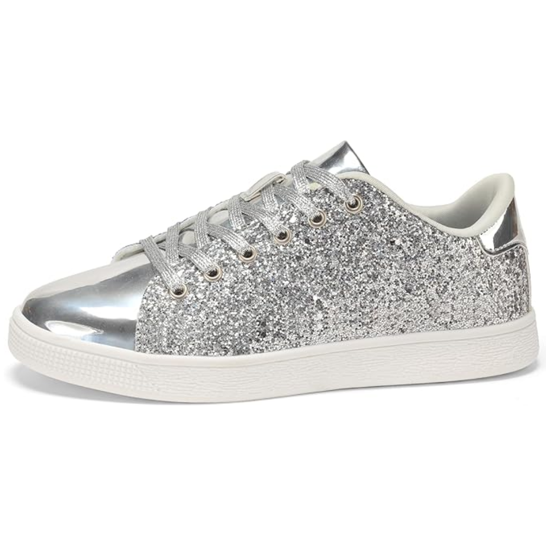 Zapatillas de Moda con Cordones Brillantes para Damas - Xenia