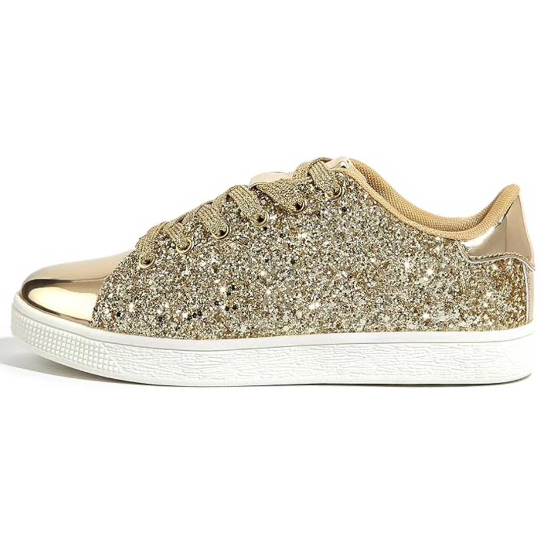 Zapatillas de Moda con Cordones Brillantes para Damas - Xenia