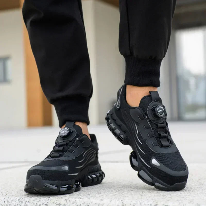 Zapatillas de Seguridad con Punta de Acero y Cierre de Dial