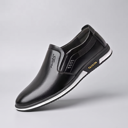Zapatillas de vestir de piel