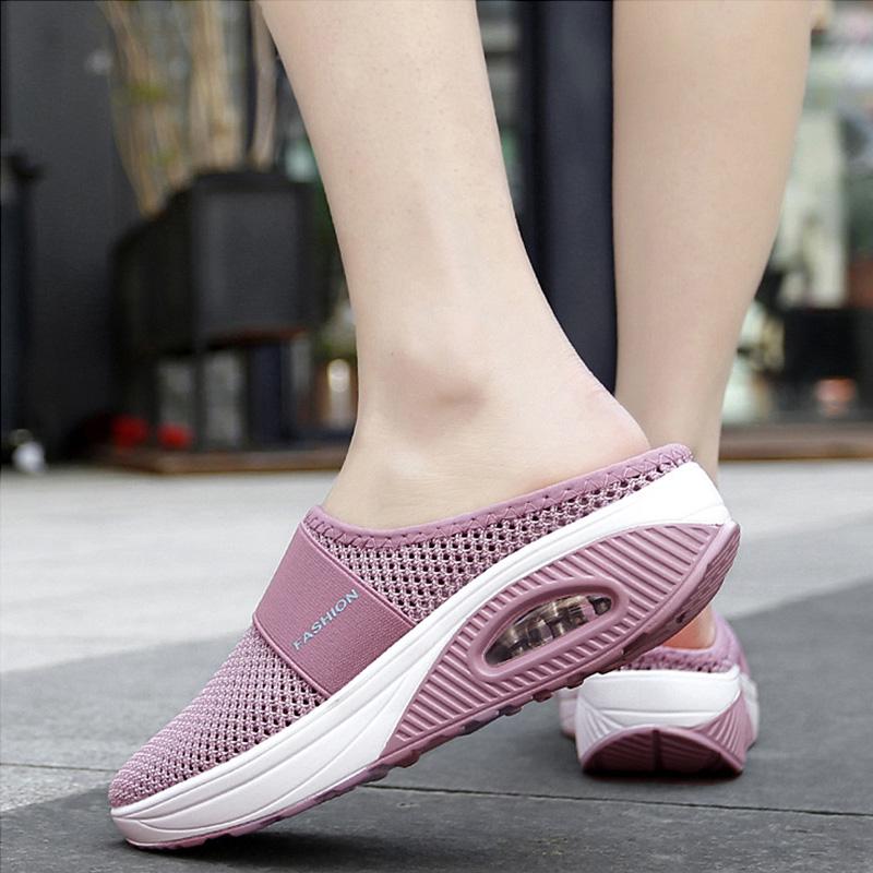 Zapatillas ortopédicas con almohadilla de aire para diabéticos