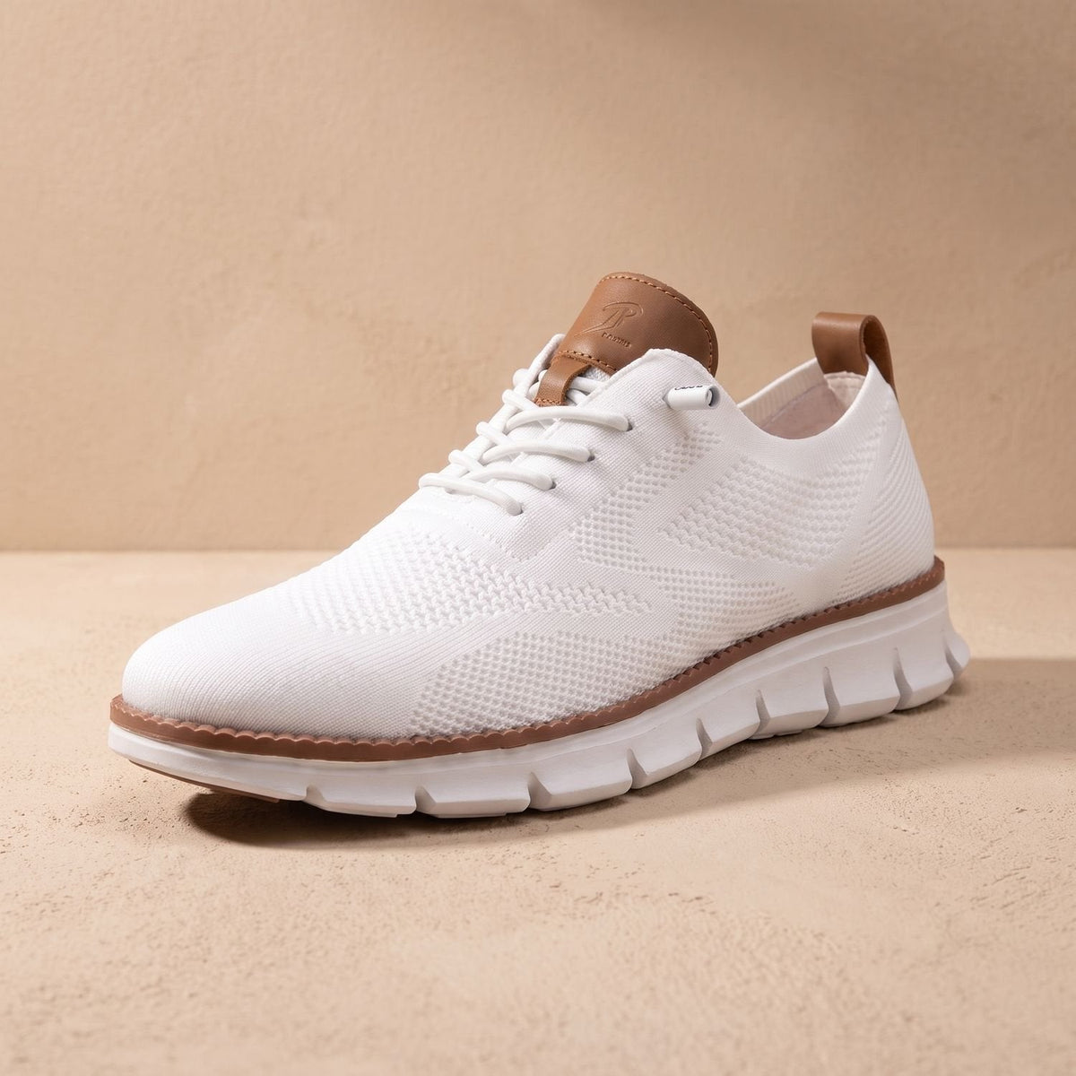Zapatillas ortopédicas de punto para mujer con cordones y soporte del arco