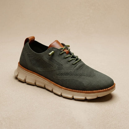 Zapatillas ortopédicas de punto para mujer con cordones y soporte del arco