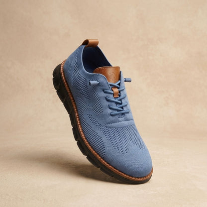 Zapatillas ortopédicas de punto para mujer con cordones y soporte del arco