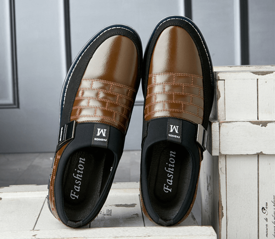 Zapatos de Cuero Transpirables para Hombre