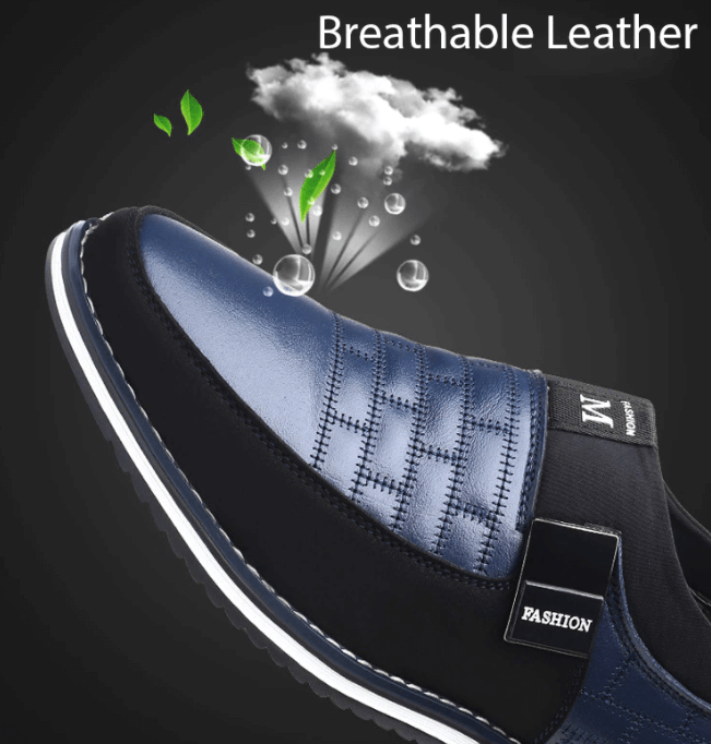 Zapatos de Cuero Transpirables para Hombre