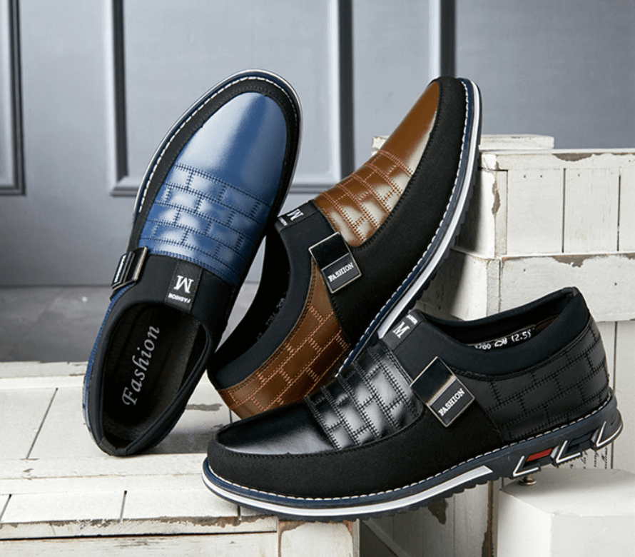 Zapatos de Cuero Transpirables para Hombre