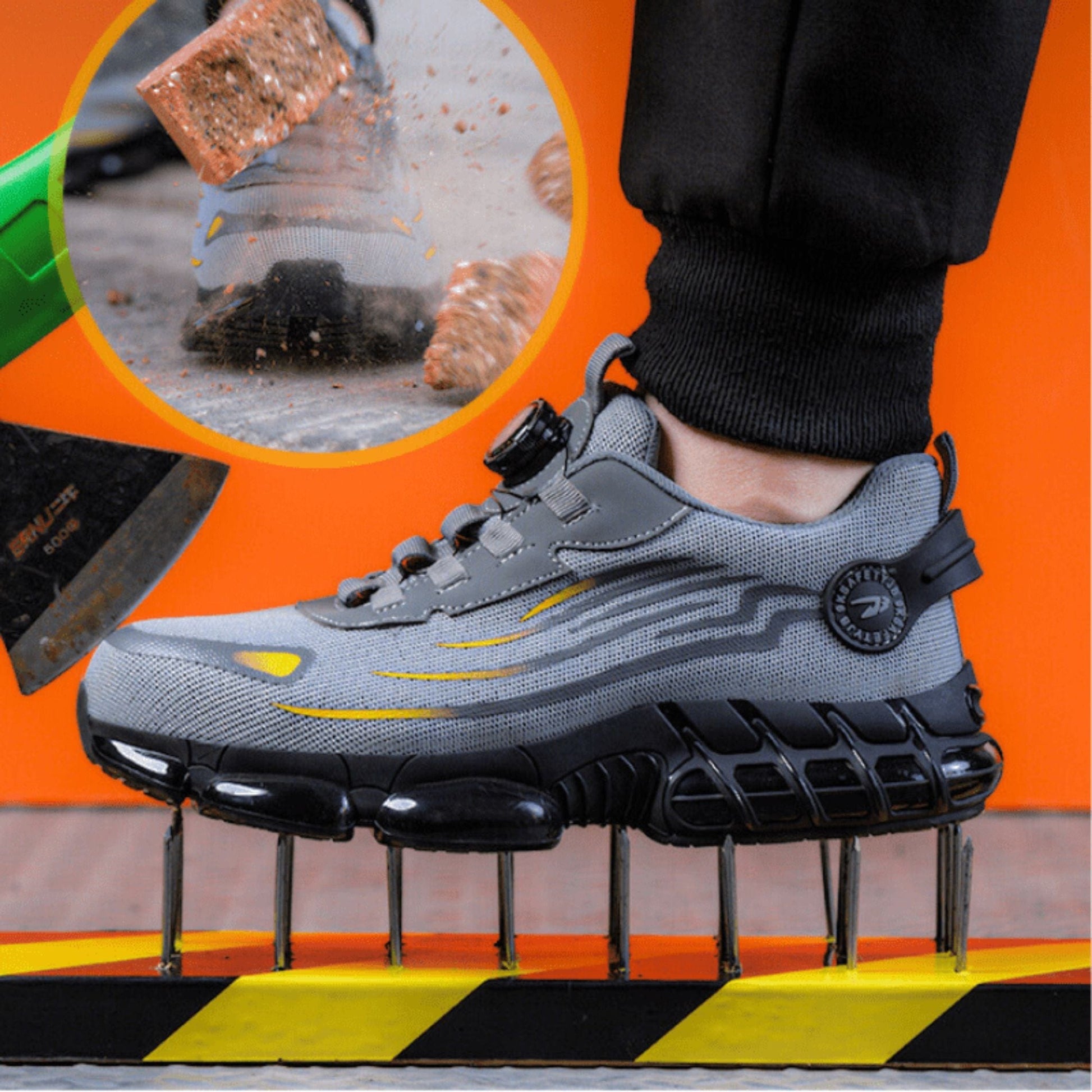 Zapatos de Seguridad SafeCore – Livianos, Antideslizantes, Punta Reforzada, Confort Ergonómico