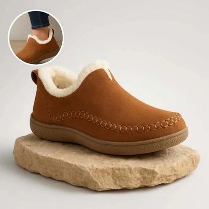 Zapatos ortopédicos y cómodos de invierno para mujer con soporte acolchado
