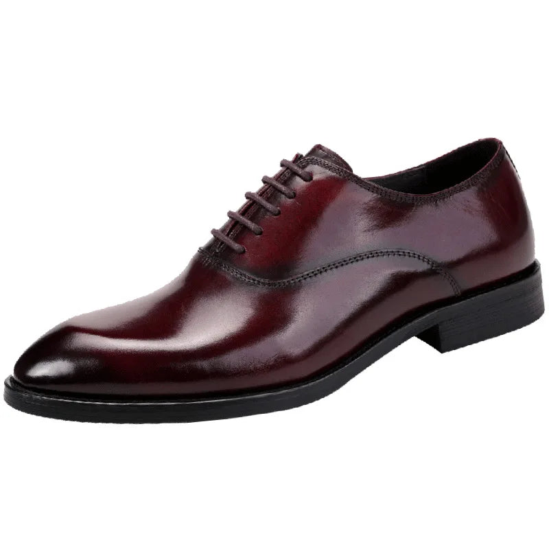 Zapatos Oxford de Cuero Italiano para Hombre Aurelo para Uso Formal