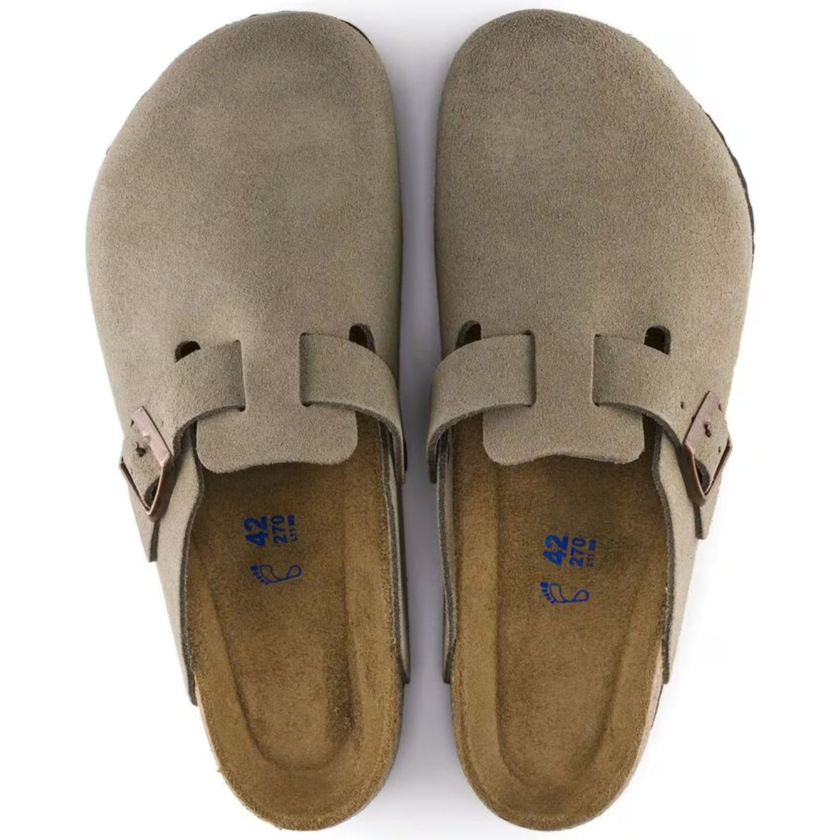 Zuecos Boston - Comodidad anatómica en color taupe